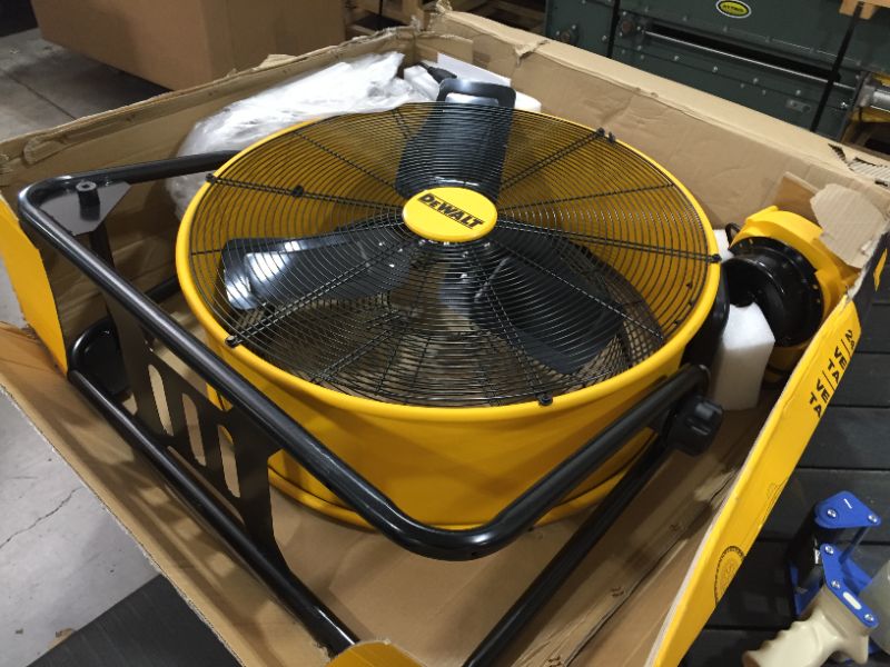 Photo 2 of 24 in HeavyDuty Drum Fan with Extra Long 12 ft Power Cord and Stepless Speed Control