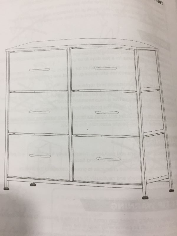 Photo 1 of ASNG022 FABRIC DRAWER HIGH STORAGE CABINET
