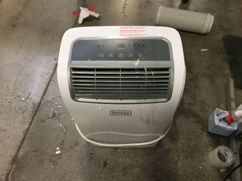 Photo 2 of BLACKDECKER BPP08HWTB Portable Air Conditioner with Heat and Remote Control 8000 BTU SACCCEC 12000 BTU ASHRAE Cools Up to 350 Square Feet White