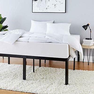 Photo 1 of Basics Heavy Duty NonSlip Bed Frame with Steel Slats Easy Assembly  18H King