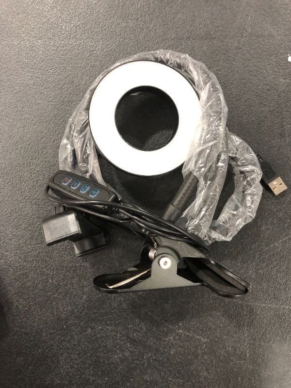 Photo 3 of UBeesize Selfie Ring Light with Clip On Flexible Arms with a Cell Phone Holder Stand for Live StreamsMakeup