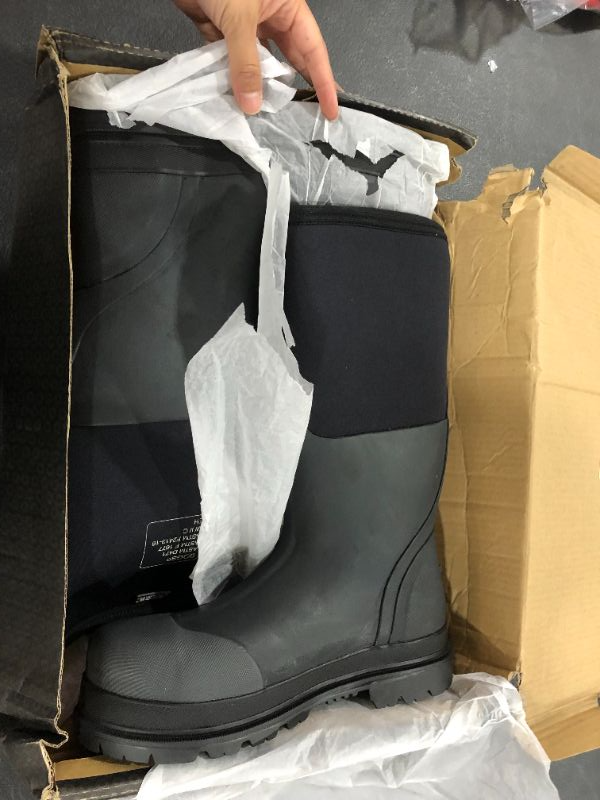 Photo 2 of BOGS 69172001 M 9 Size 9 Mens Steel Rubber Boot Black