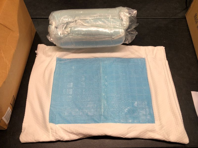Photo 2 of Mindful Design Shredded Memory Foam Pillow Extra Firm w Cooling Gel Queen