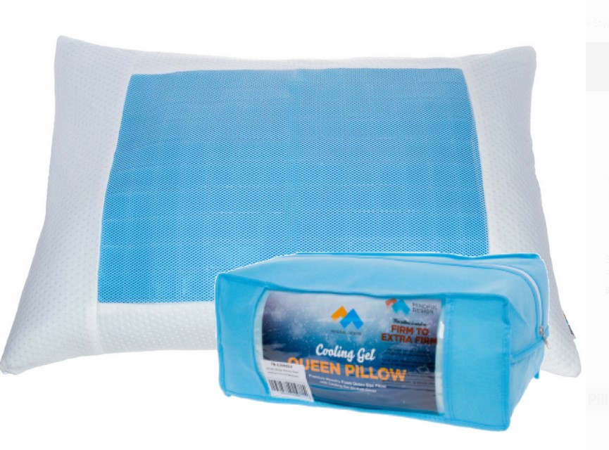 Photo 1 of Mindful Design Shredded Memory Foam Pillow Extra Firm w Cooling Gel Queen