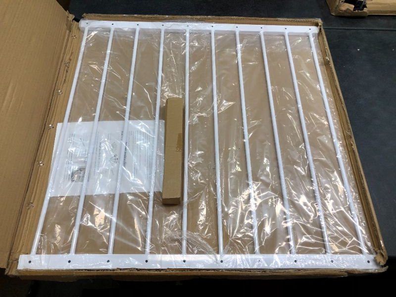 Photo 2 of WAOWAO Window Safety Guards for Children Kids Child Toddler Pets Proof Extra Wide White Tension Security Window Guard Gate for Home Fit 31508662 Sliding Windows  1 Piece31503622