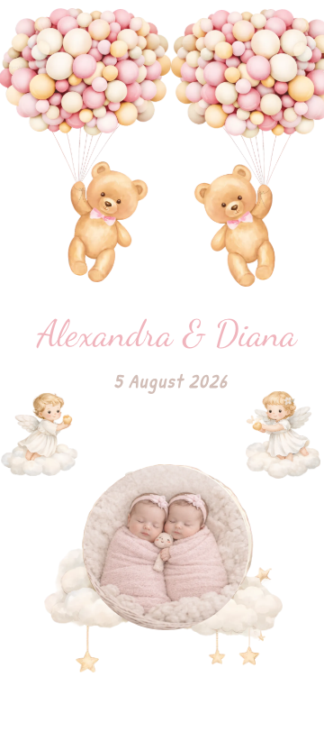 Teddy Twins Girls