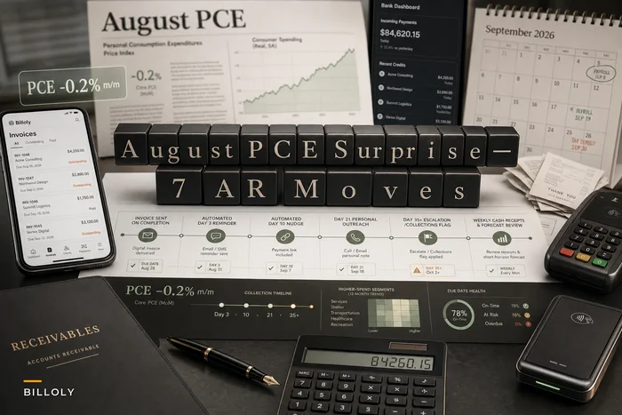 After the August PCE surprise: 7 invoicing and cash‑flow moves small businesses should make now