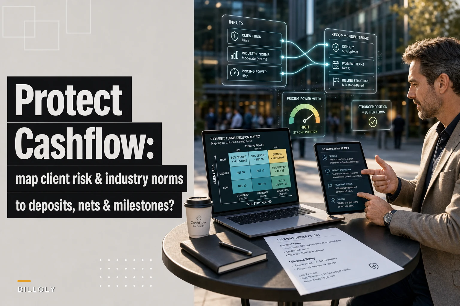 Choose payment terms that protect cash flow: a decision matrix for small businesses