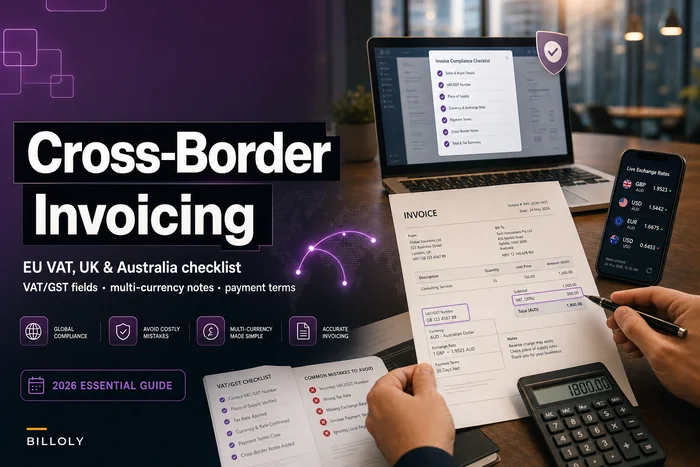 International invoicing essentials: VAT/GST fields, multi-currency notes and cross-border mistakes to avoid