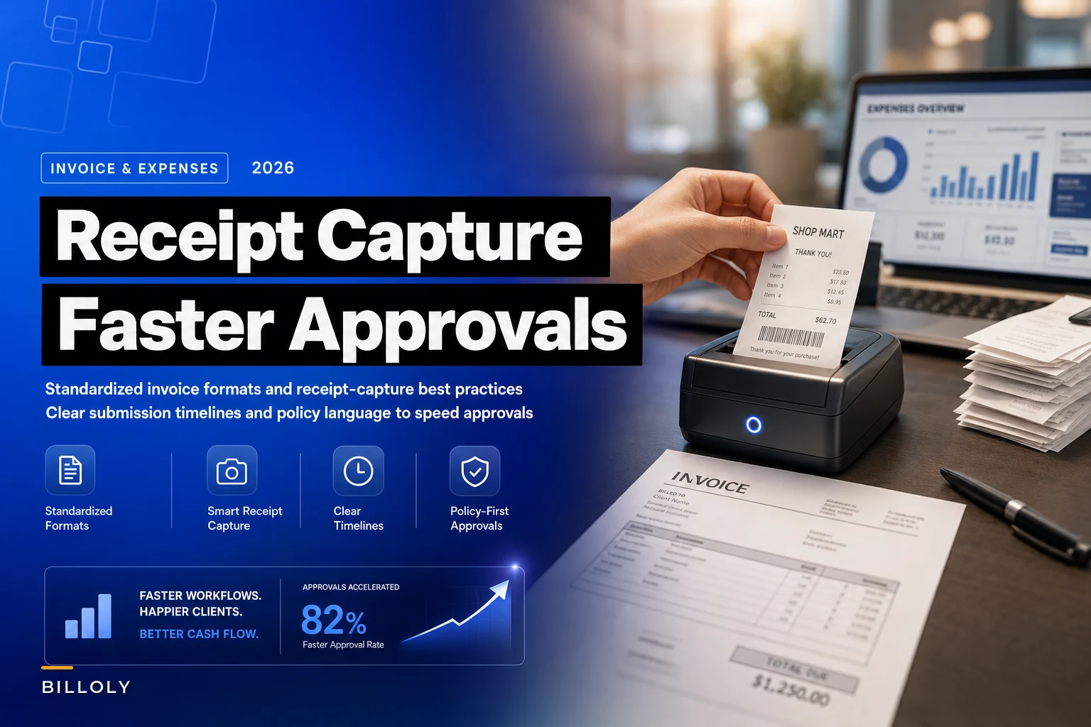 Invoice reimbursable expenses so clients approve fast: format, receipt capture and submission timelines