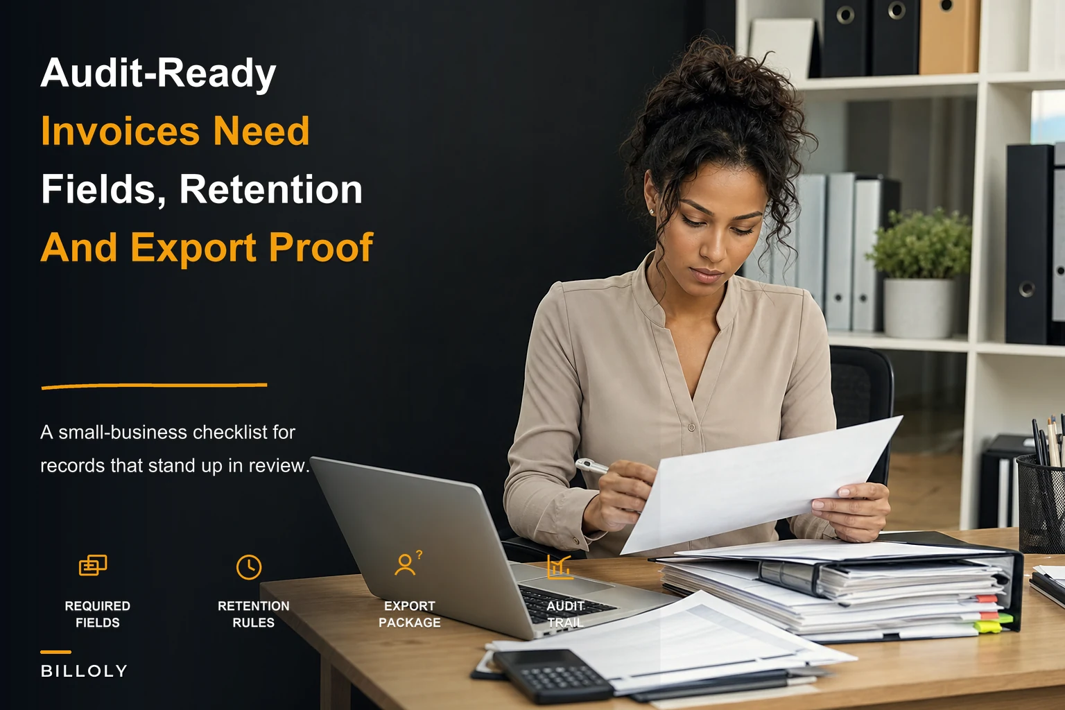 Make invoices audit-ready: retention, export and record-keeping checklist for small businesses