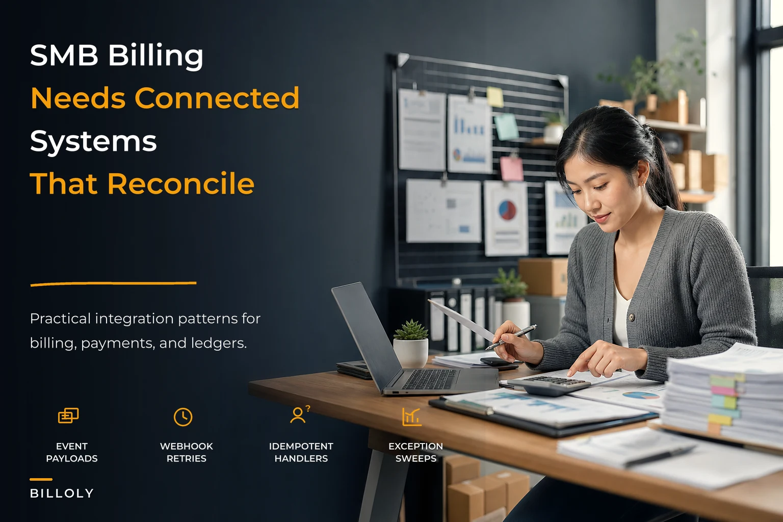 Small-business billing system architecture and integration patterns