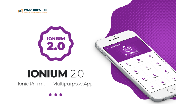 Ionium 2 - Ionic Multipurpose App for Android and iOS