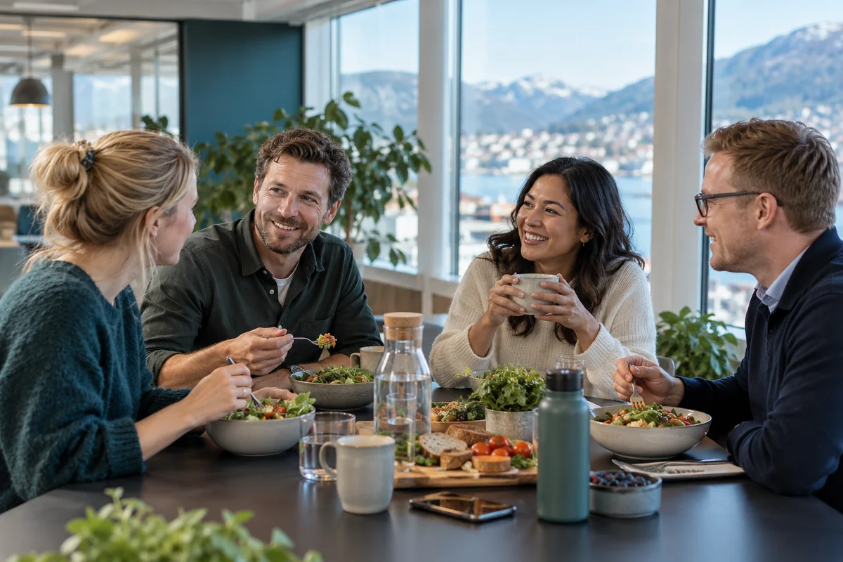 Hvordan mat påvirker humør og produktivitet på arbeidsplassen