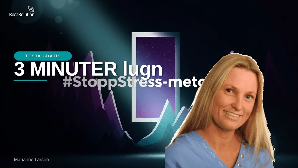 StoppStress-metoden: Så minskar du stress på 3 minuter