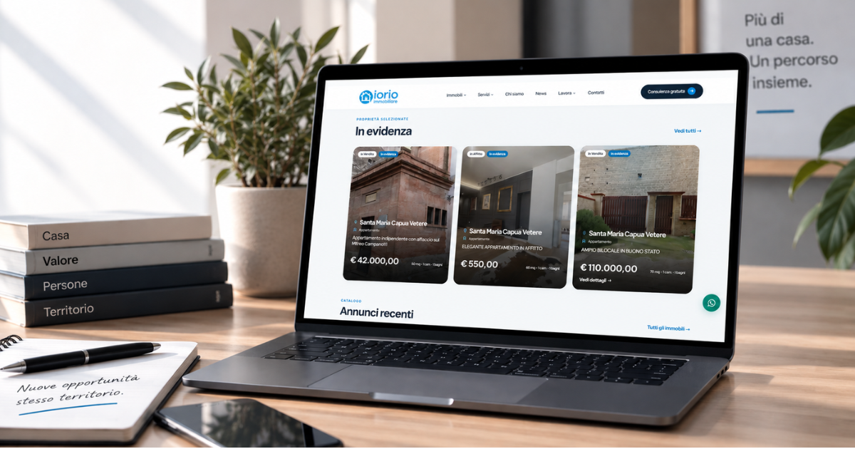 E' online il nuovo sito di Iorio Immobiliare
