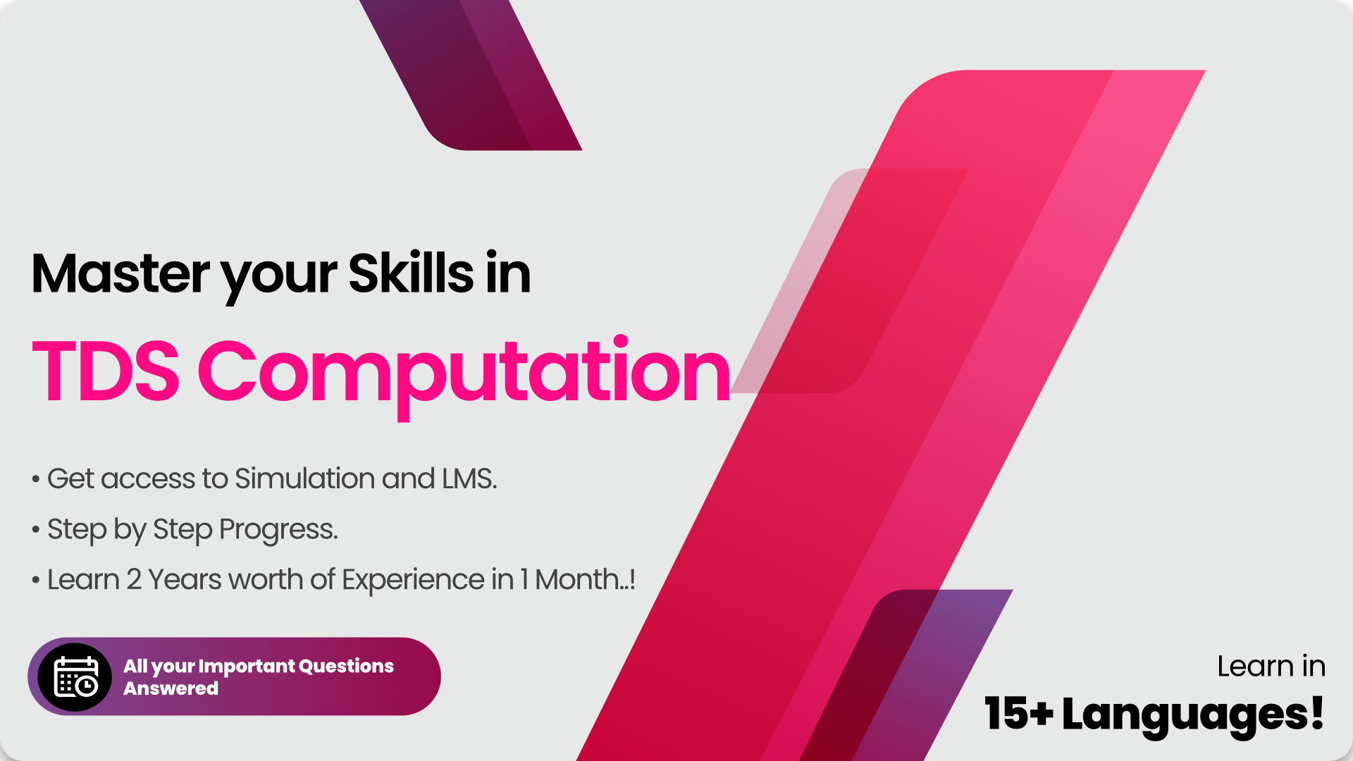 TDS Computation course