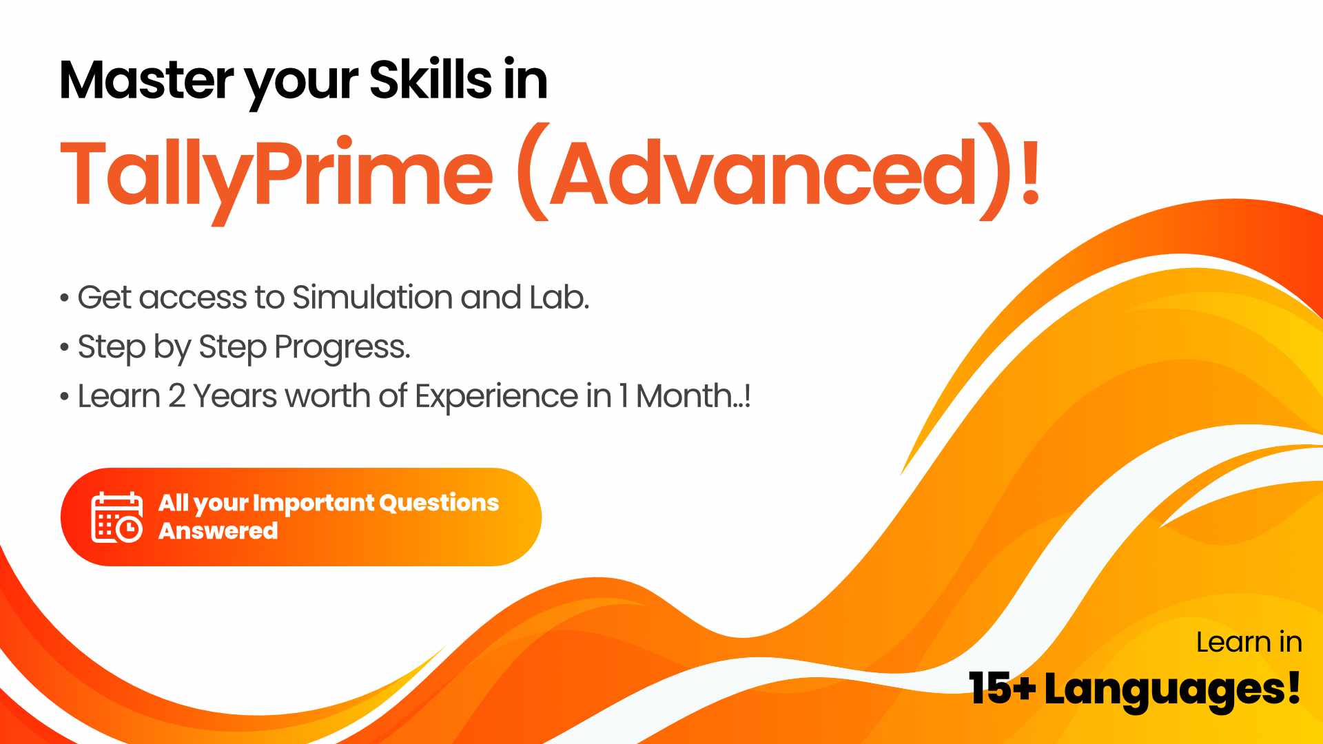Tally Advanced course