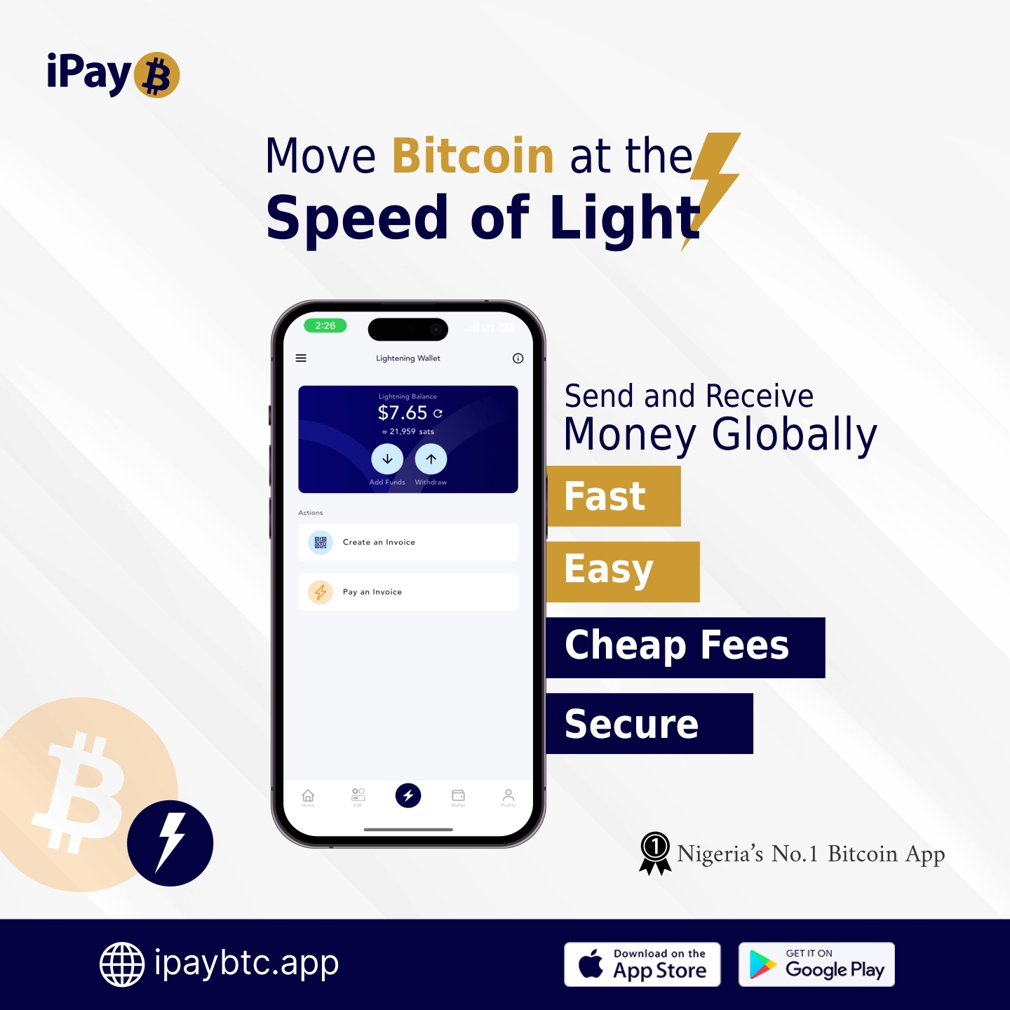 Navigating the Bitcoin Boom: iPayBTC Charts a Course  Through Rising Transaction Fees With Launch Of Lighnting Wallet