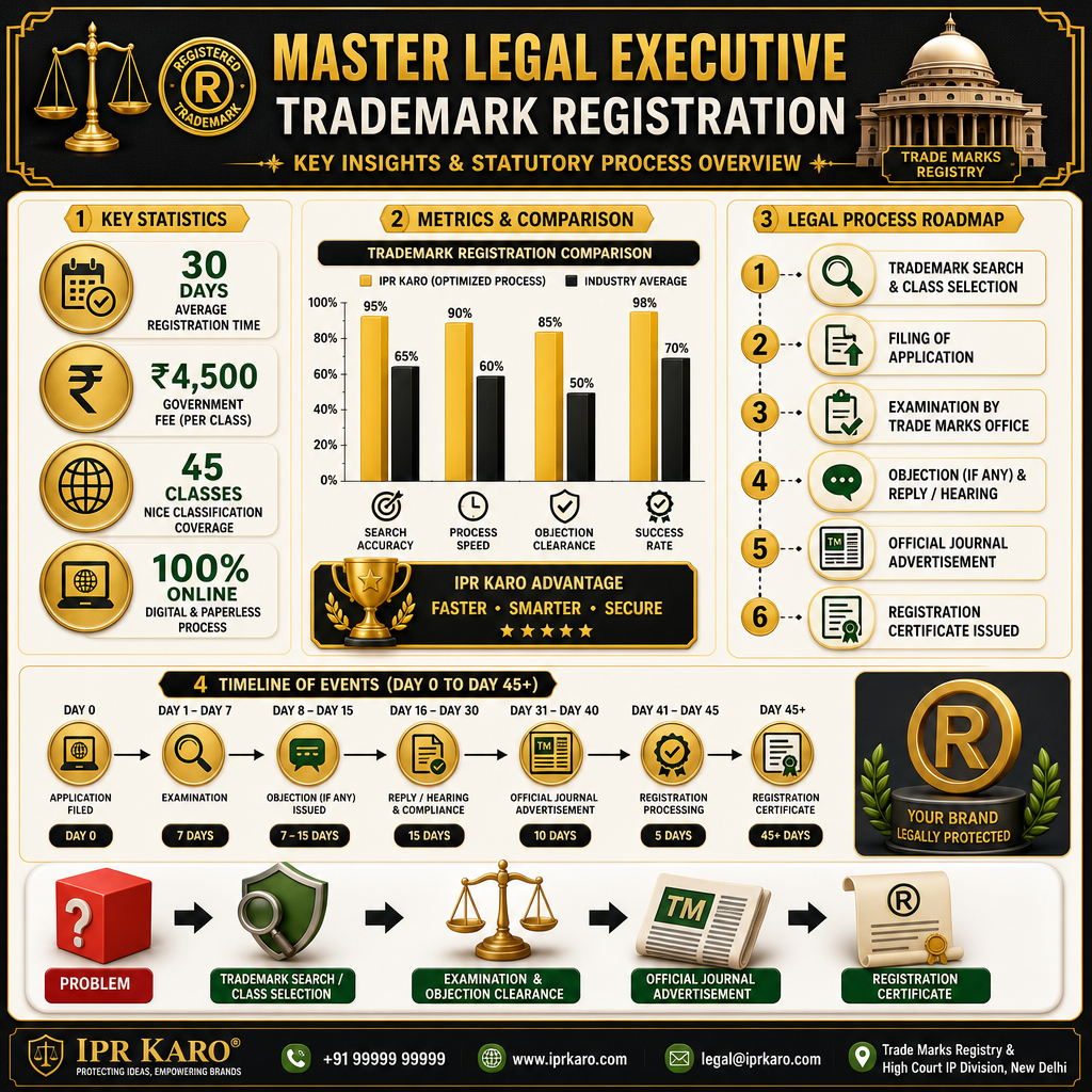 Infographic workflow: Responding to Section 9 and 11 Trademark Objections