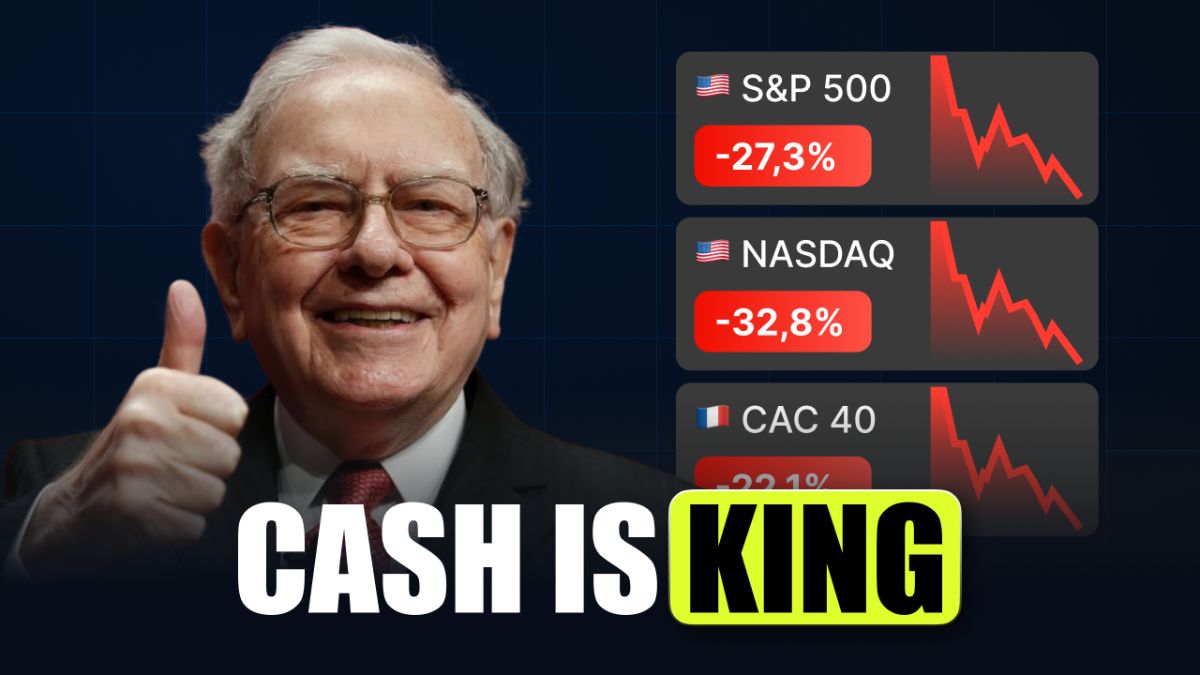 Krach Boursier : Pourquoi je garde 50% en Cash !
