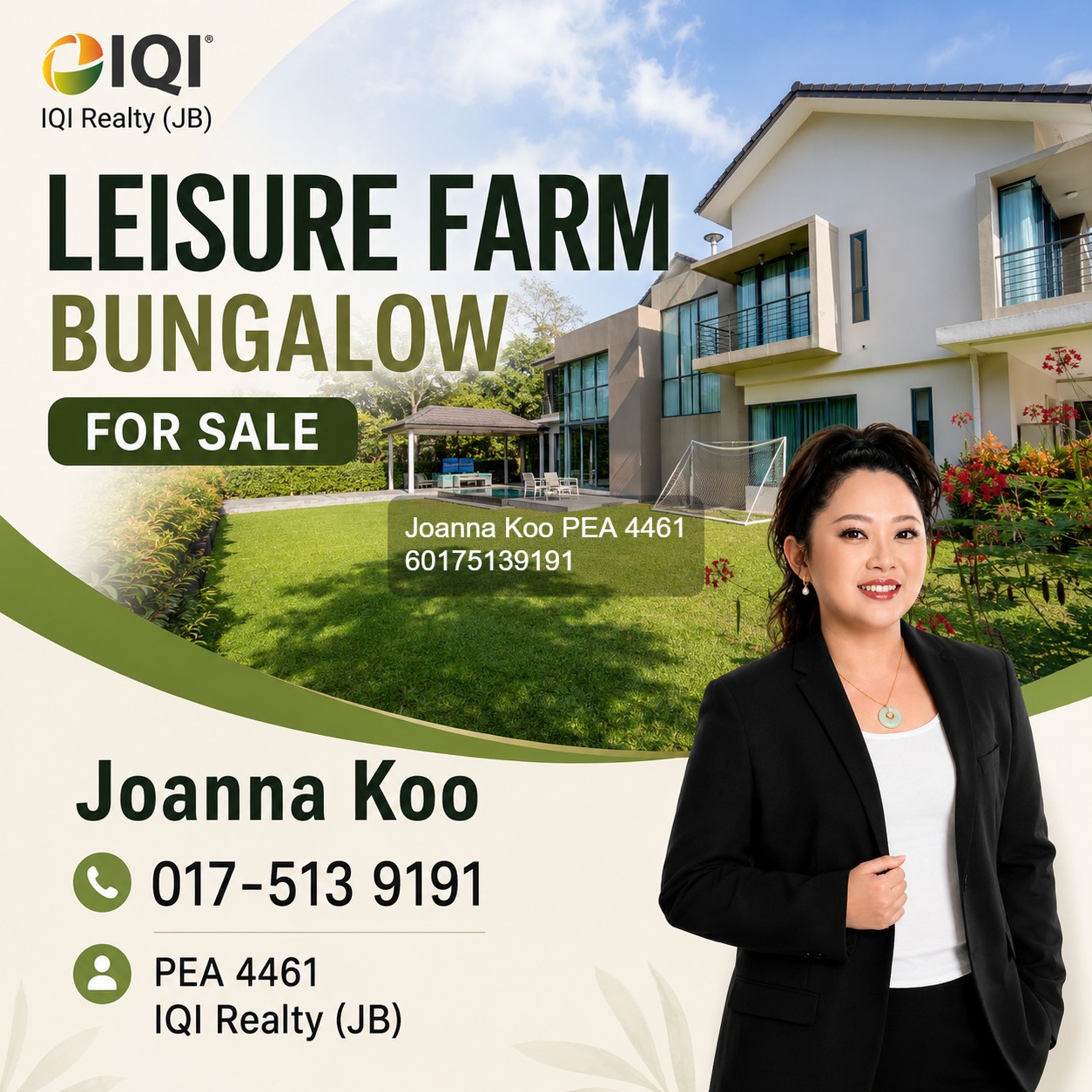 Leisure Farm Bungalow for Sale