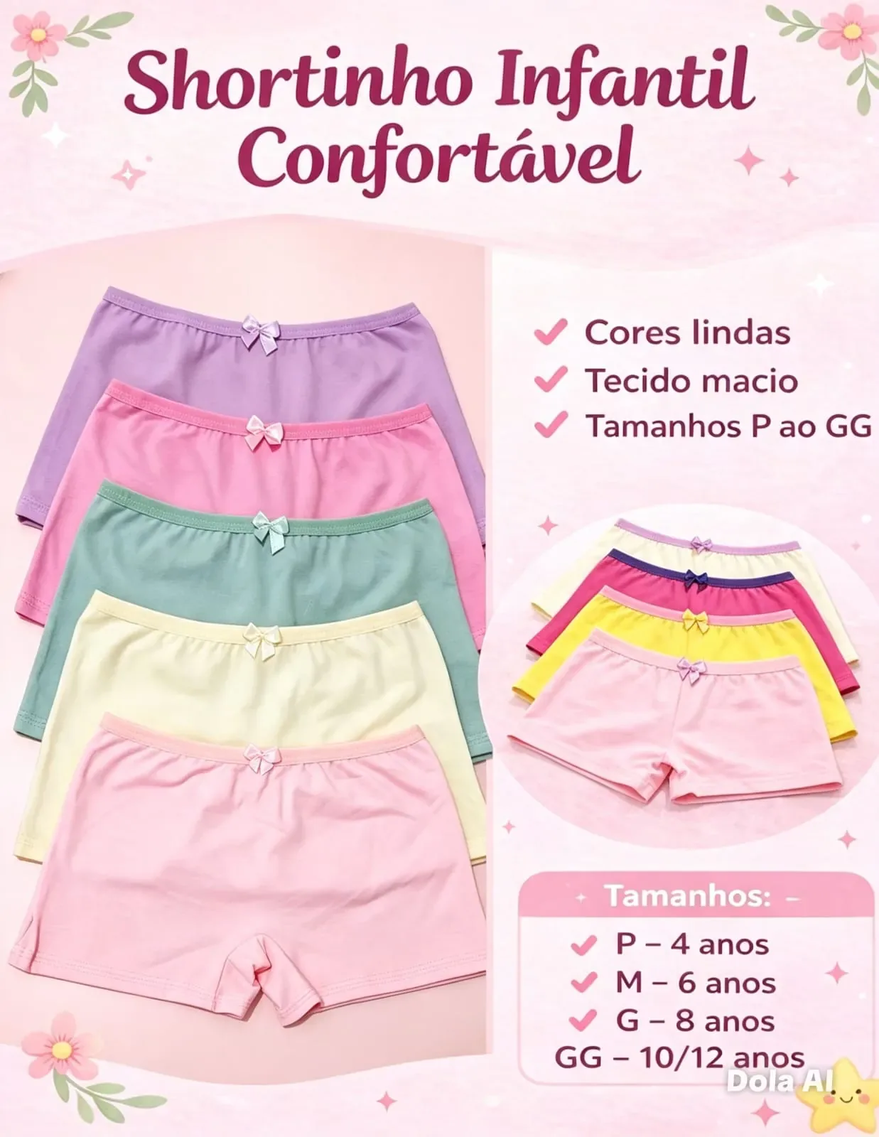 Destaque 2 da Samary Moda Íntima Infantil