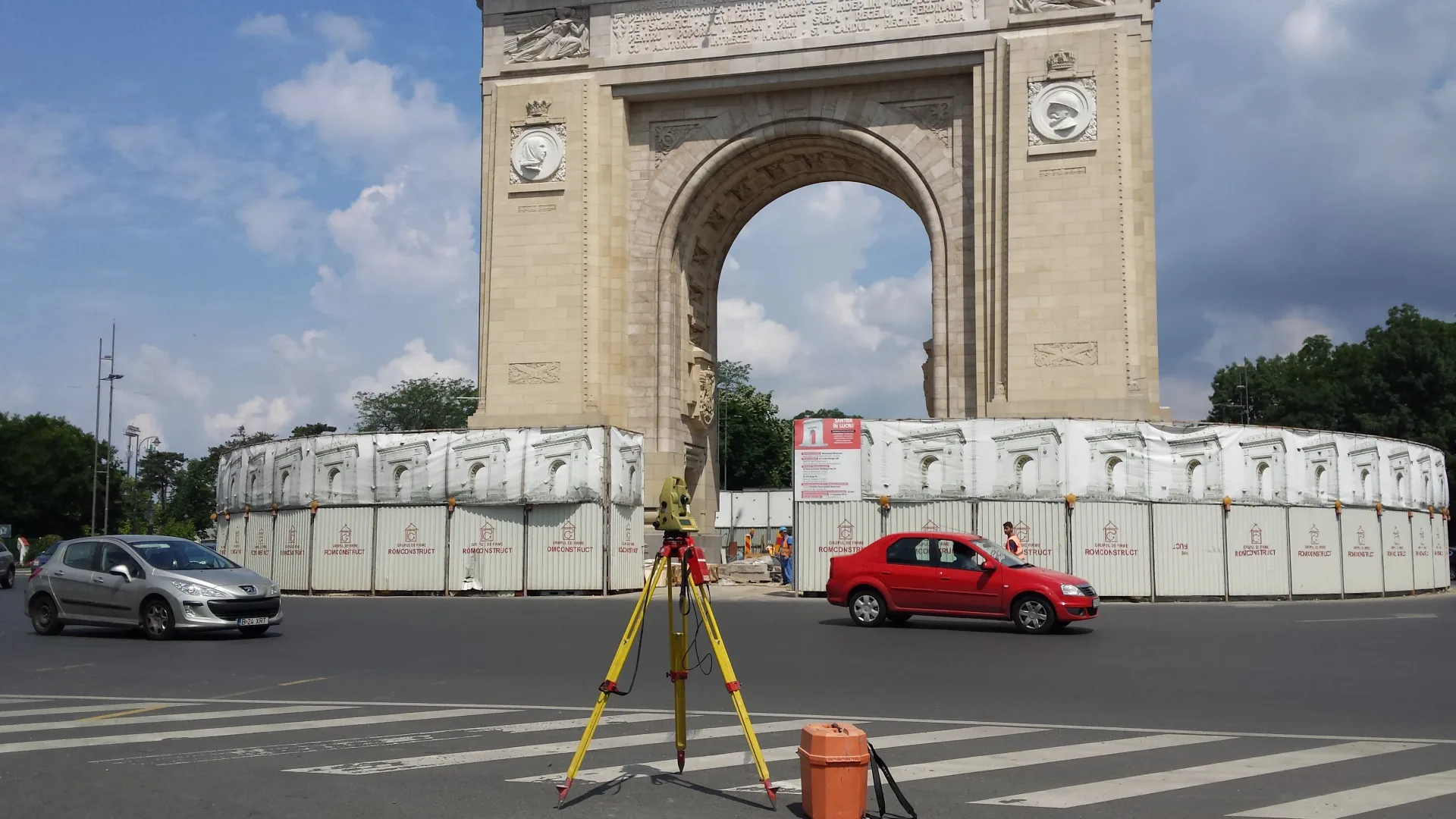 Consolidare Arcul de Triumf