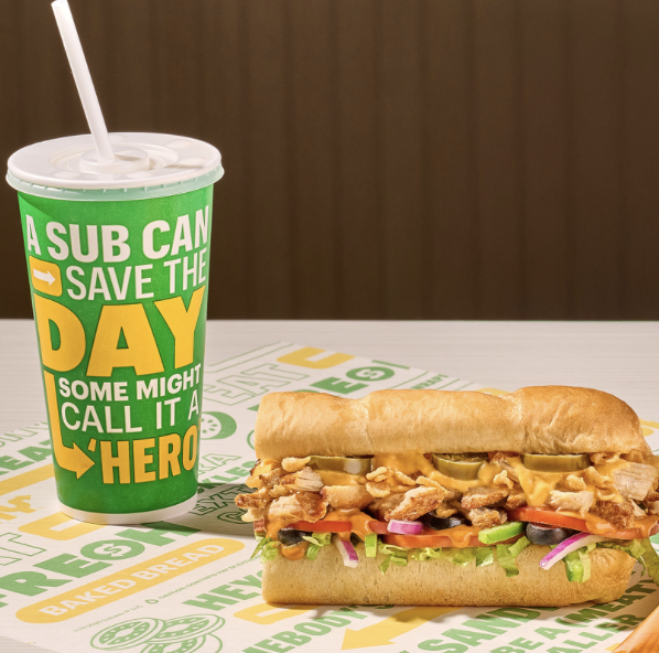 Subway restaurant listing