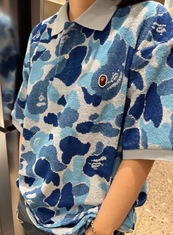Bape Blue Polo