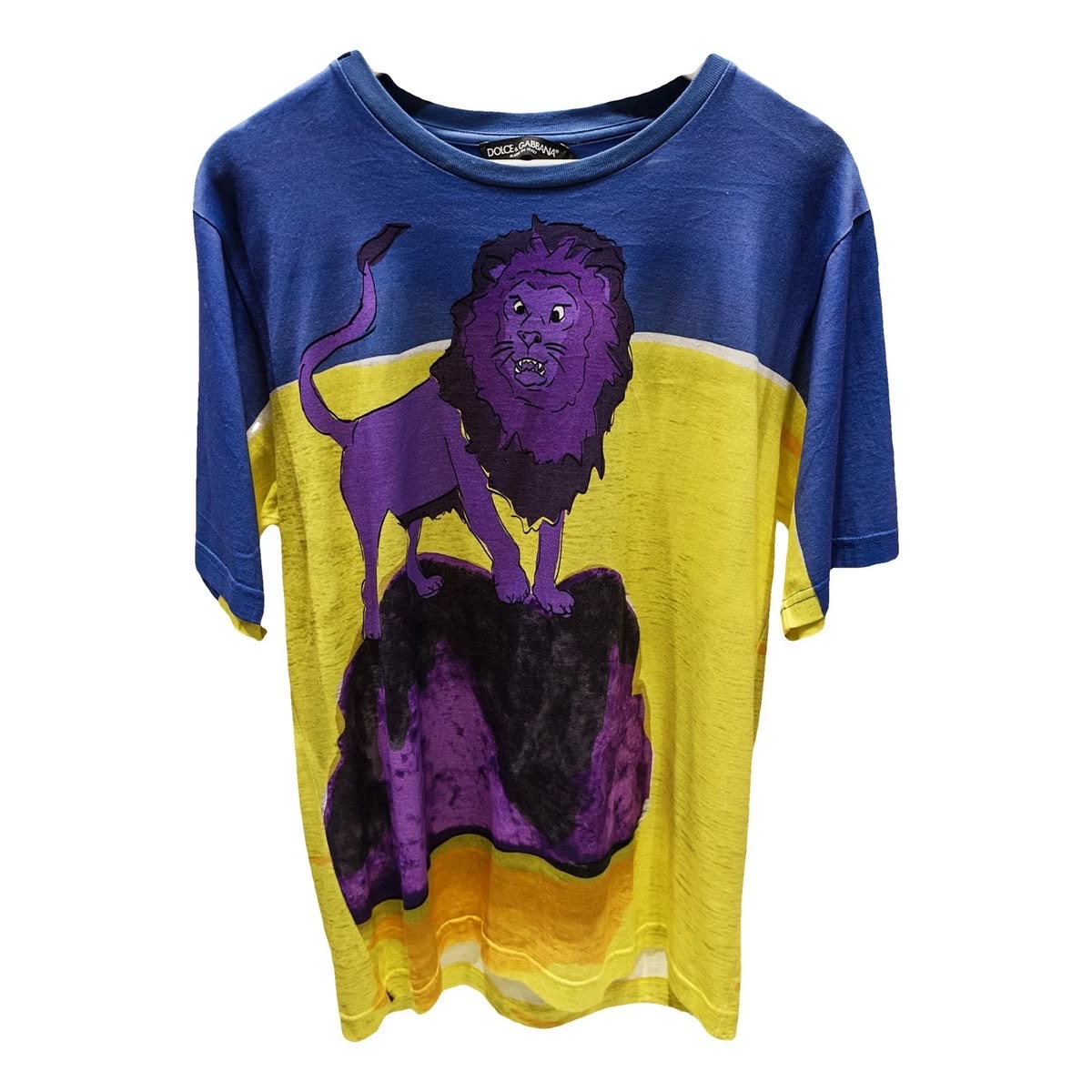 Dolce Gobanna Lion Men Lion Print Shirt
