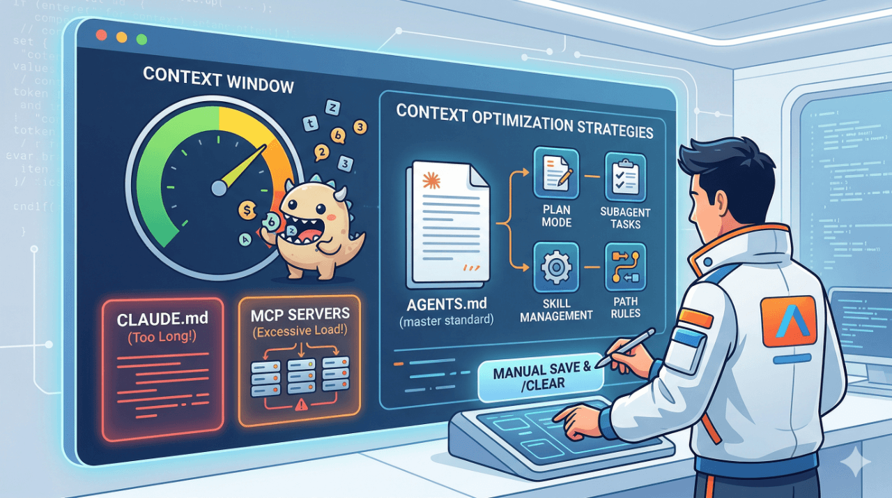 你的 Claude Code Context 是不是都被吃光了?AGENTS.md 與 Context 管控全攻略