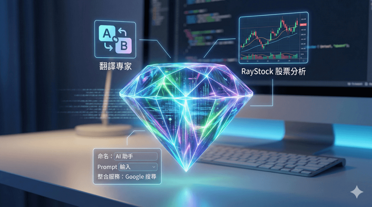 Gemini Gems 教學：輕鬆打造你的專屬 AI 助手