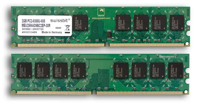 記憶體 RAM（圖源 Wiki）