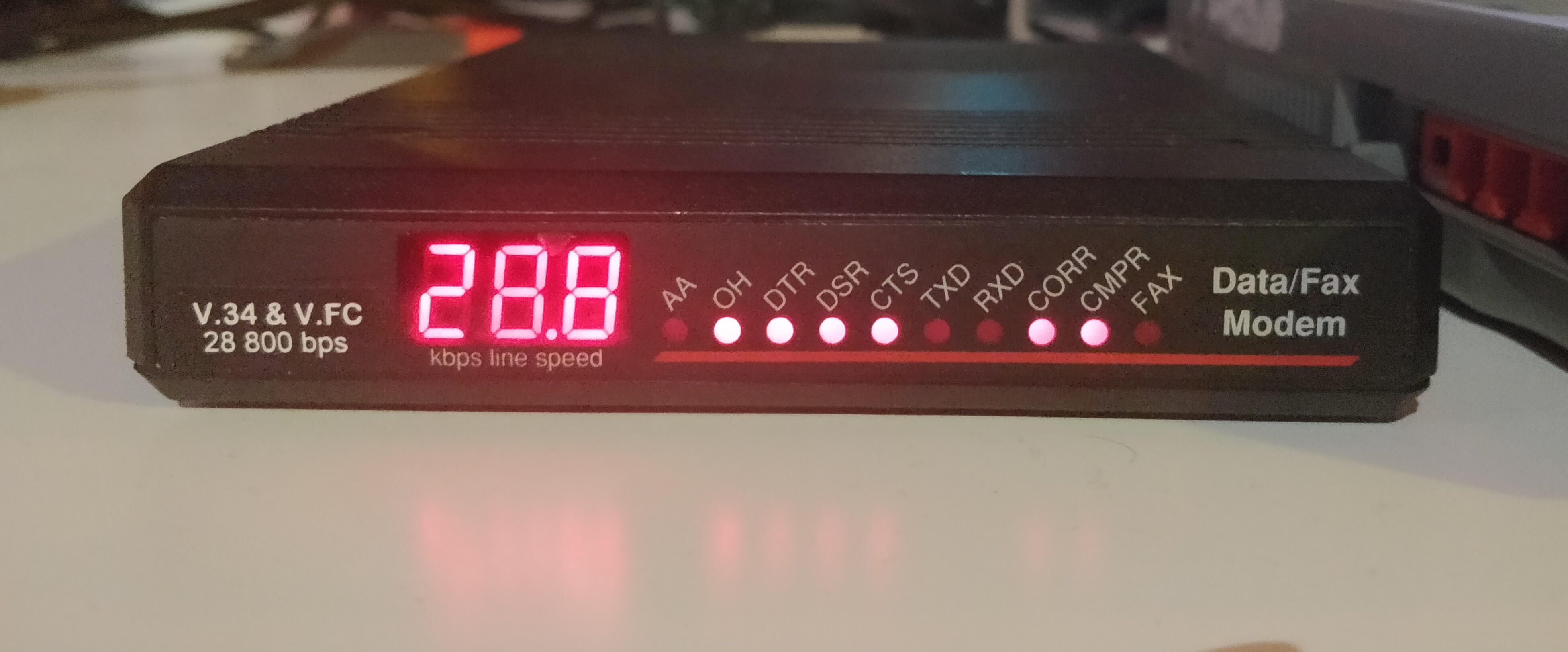 V34 Modem（圖源 Wiki）
