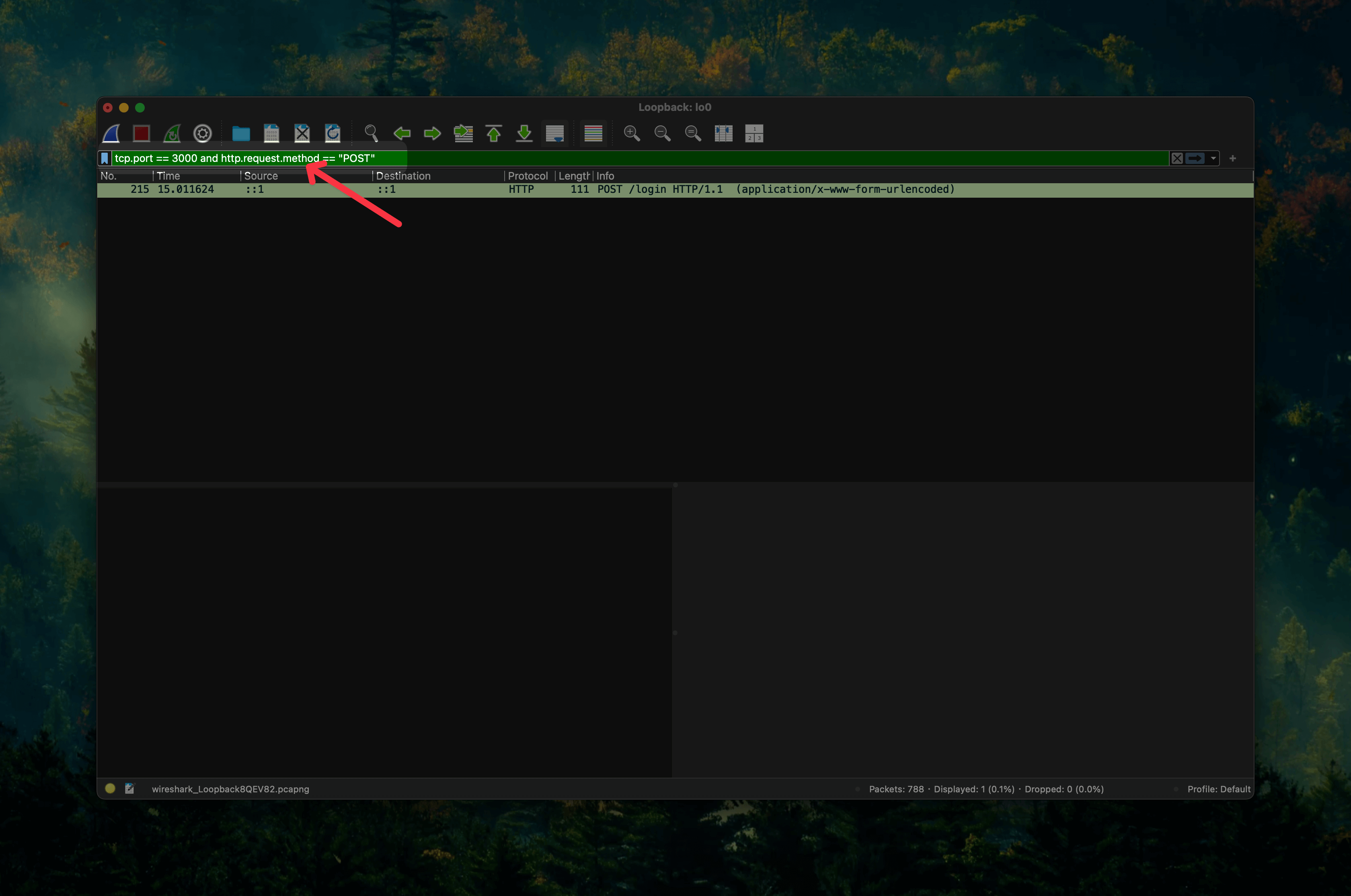 Wireshark 搜尋條件