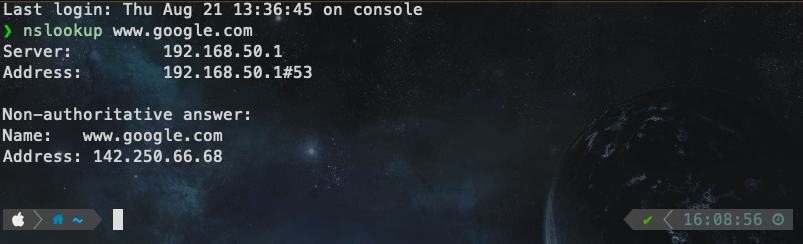 nslookup