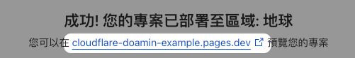 部署成果