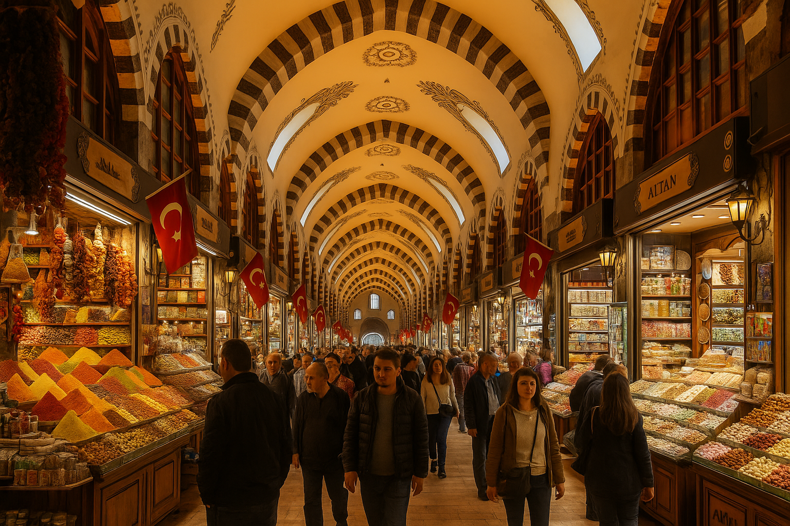 Mısır Çarşısı 
(The Spice Bazaar)