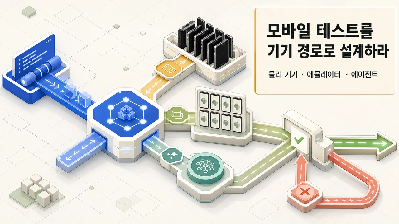 Developer Device Platform의 모바일 테스트 경로 설계