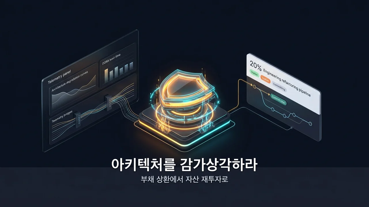기술 부채를 자산 재투자로 전환하는 '아키텍처 감가상각' 예산 설계