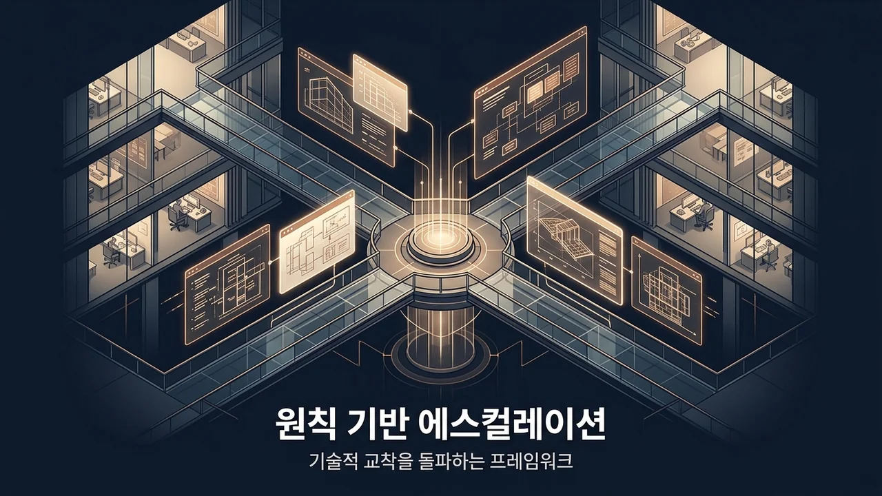 조직 간 기술적 교착 해결: 원칙 기반 에스컬레이션 프레임워크와 의사결정 문서화