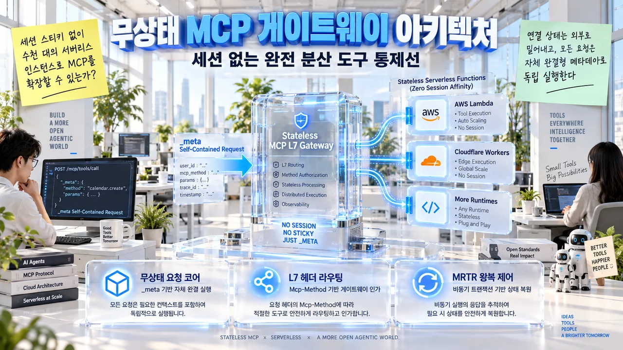 Model Context Protocol(MCP): 무상태 요청·응답 코어 기반 서버리스 게이트웨이 아키텍처 설계