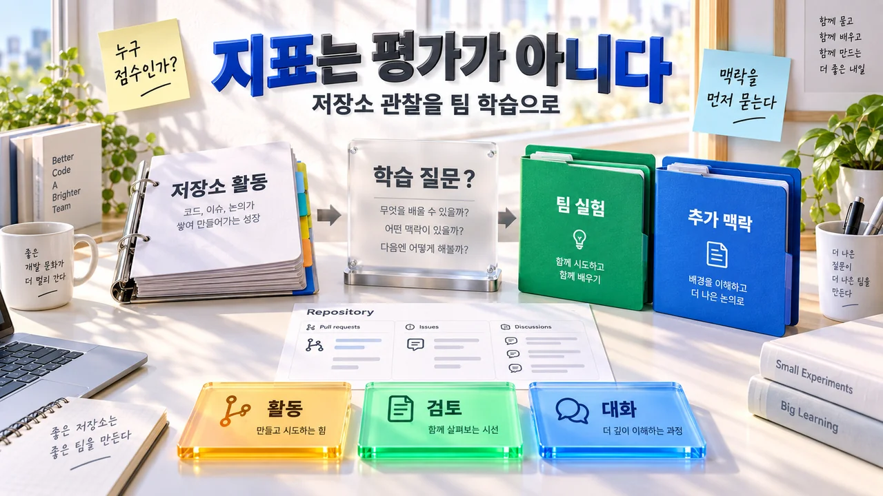 AI 코딩 지표를 팀 학습으로 바꾸는 저장소 관찰 설계