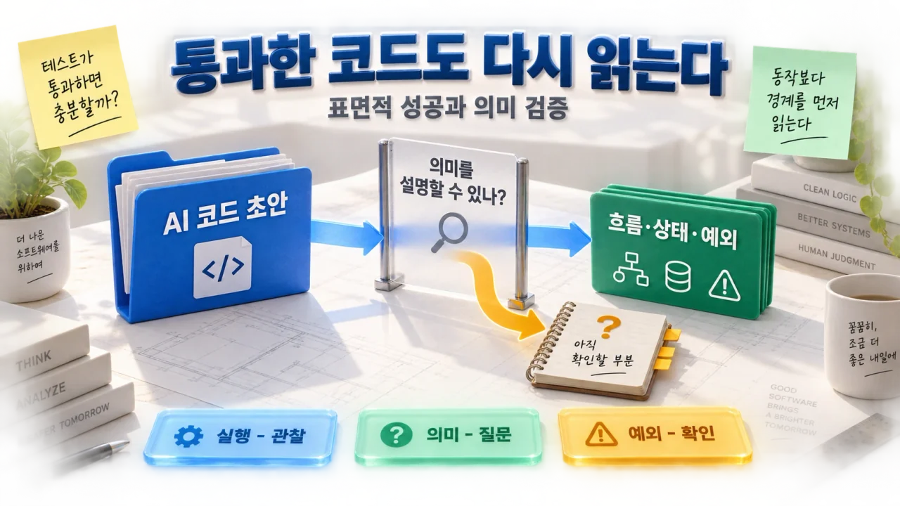 AI 코드의 의미 검증 질문 설계