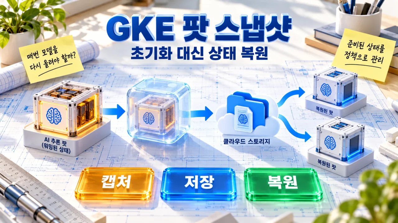 GKE 팟 스냅샷 운영 계약 설계