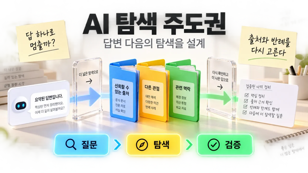 AI 정보탐색 주도권 설계
