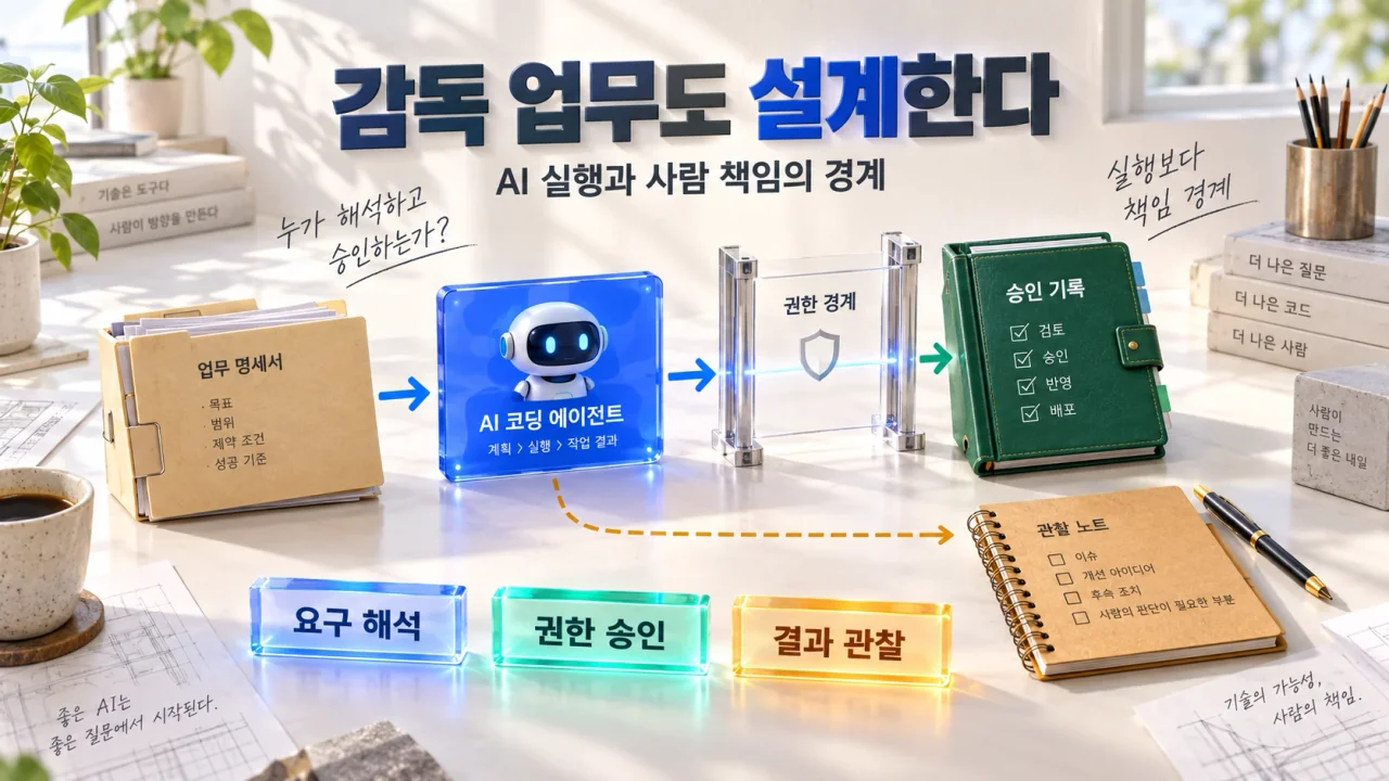 AI 에이전트 감독업무 역할 경계 설계