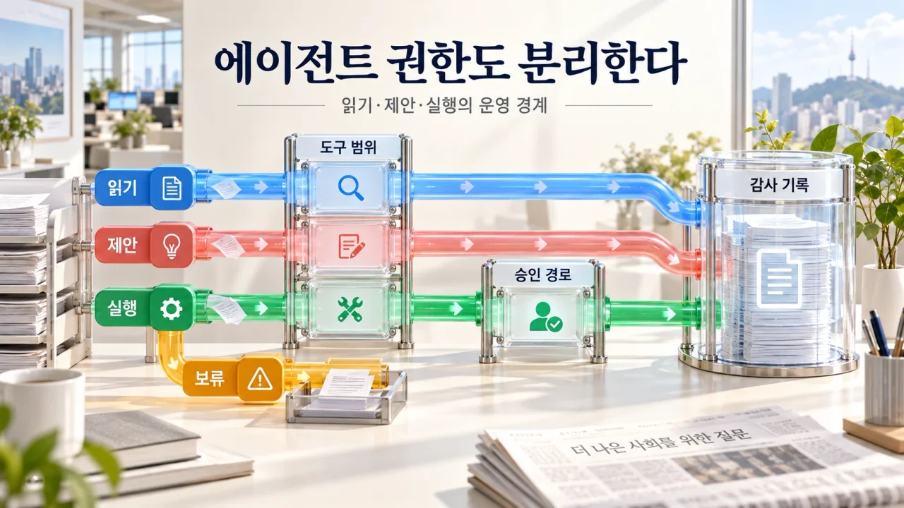 AI 에이전트 권한분리 운영계약 설계