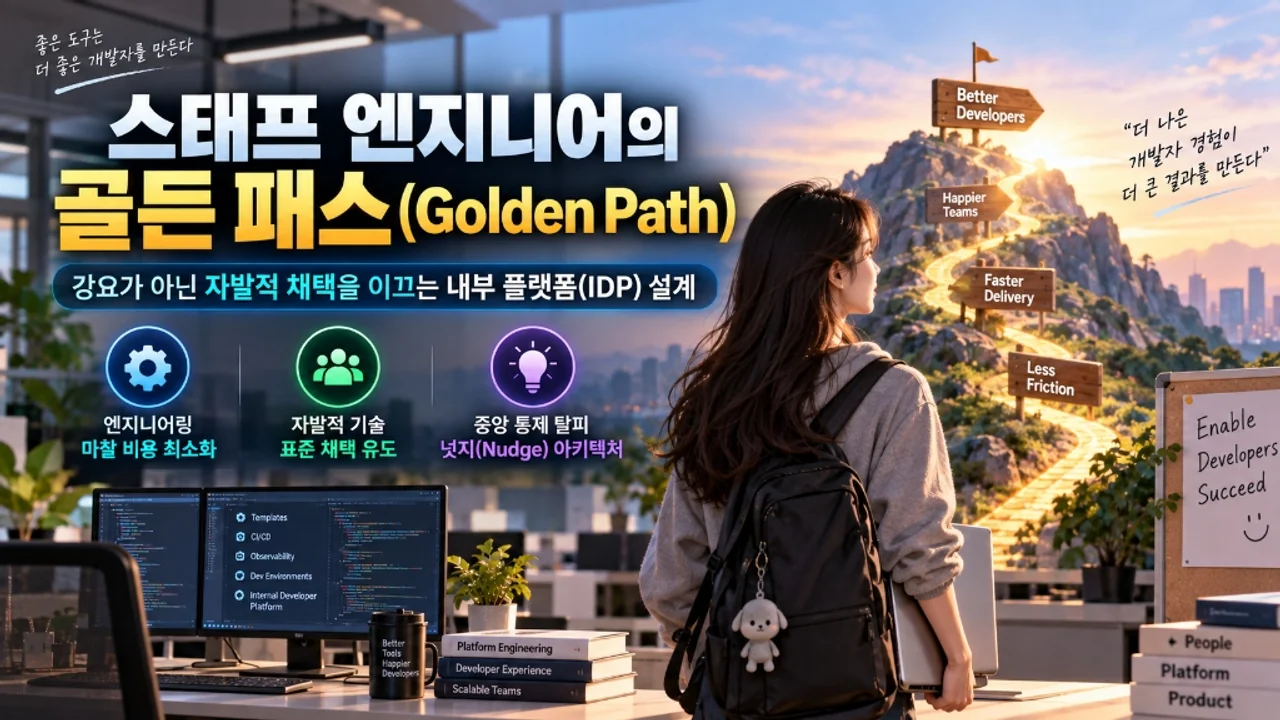 더 나은 개발자 경험과 빠른 배포를 향해 나아가는 골든 패스 저니 매트릭스